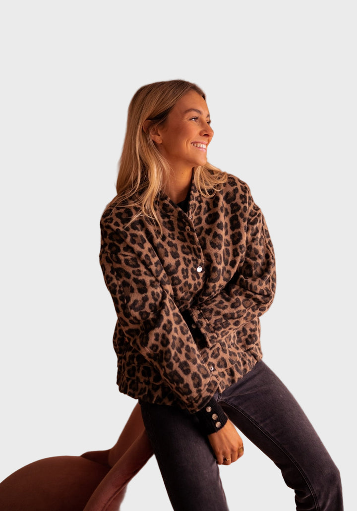 Aria | Trendy Leopard Jacket