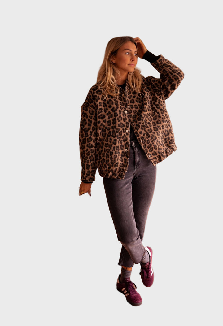 Aria | Trendy Leopard Jacket