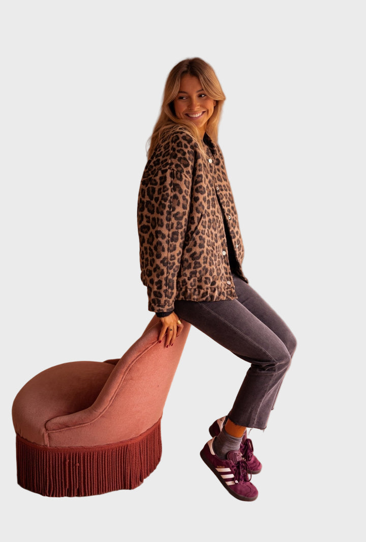 Aria | Trendy Leopard Jacket