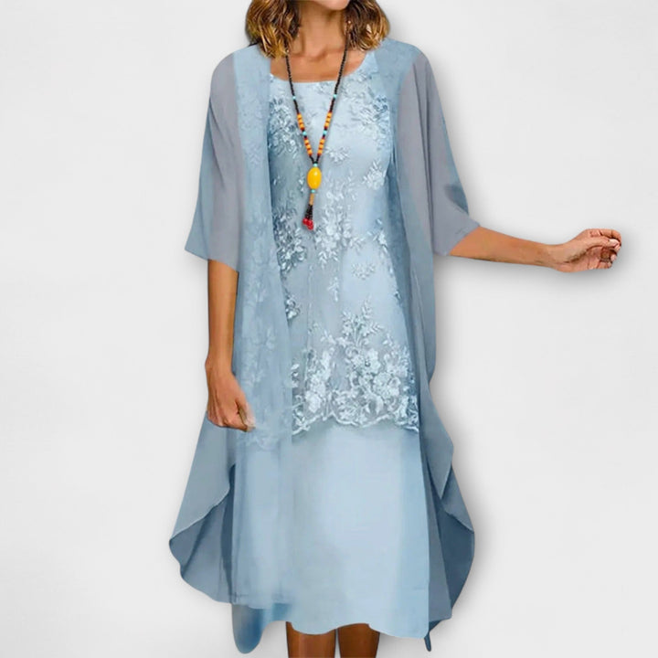 Davina | Elegant formal midi dress