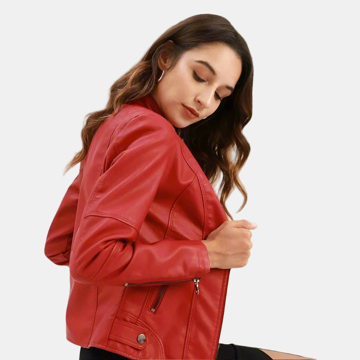 Victoria | Trendy Leather Jacket