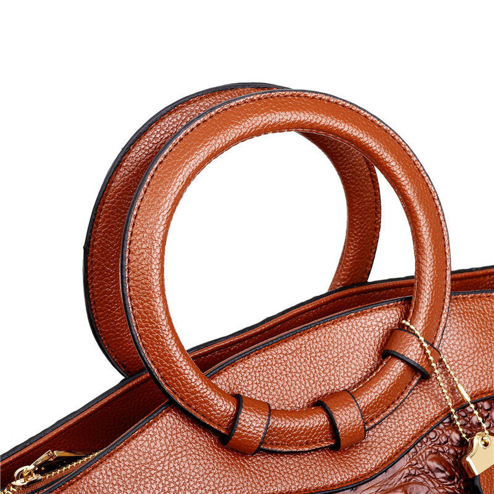 JAYE | STYLISH CROCODILE PATTERN HANDBAG