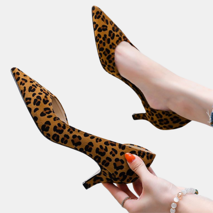 Zephina | Leopard Kitten Heels