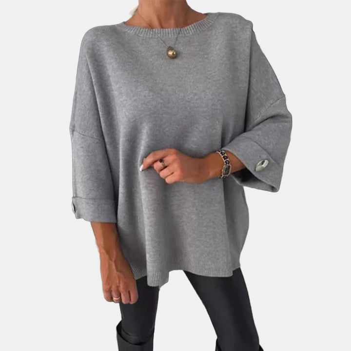 Elsinara | Long Sleeve Button Top