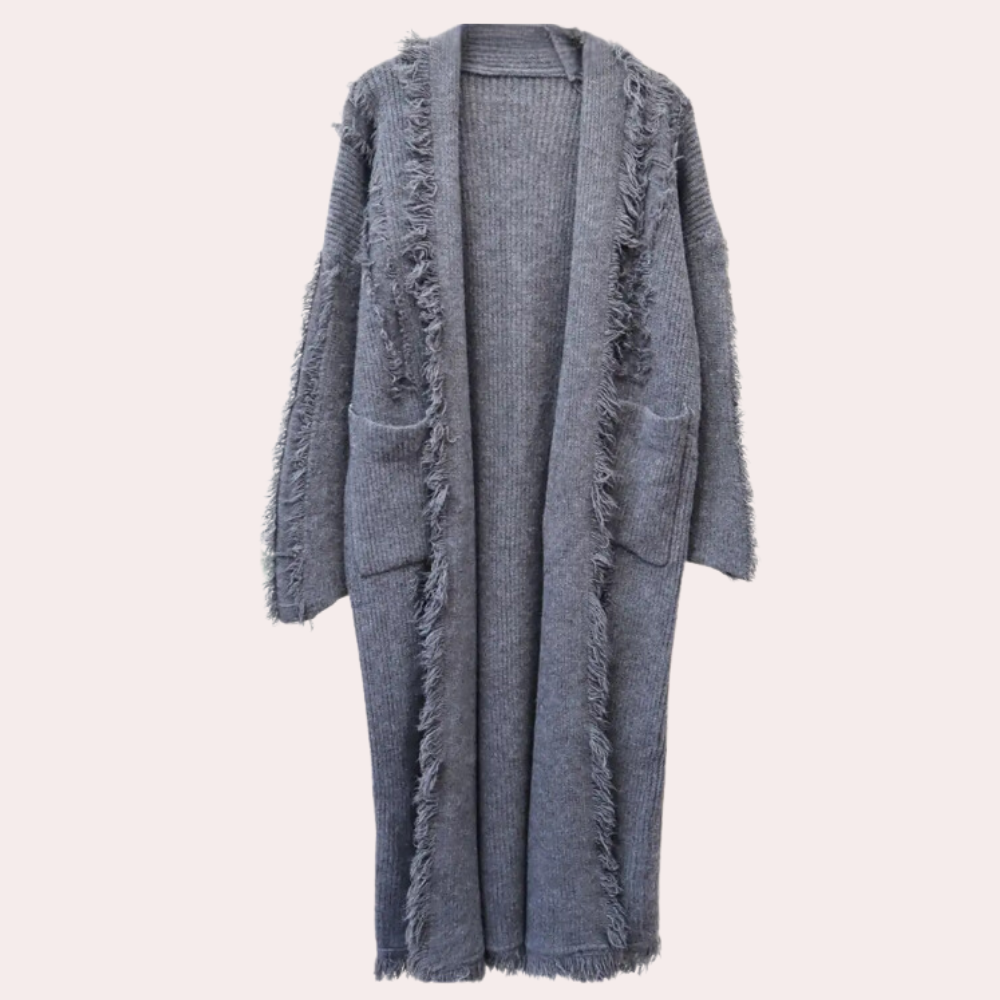 Calla | Trendy Knitted Long Cardigan