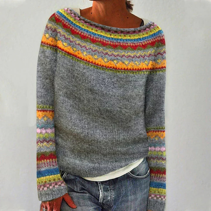 Isobel - Cozy Fair Isle Sweater